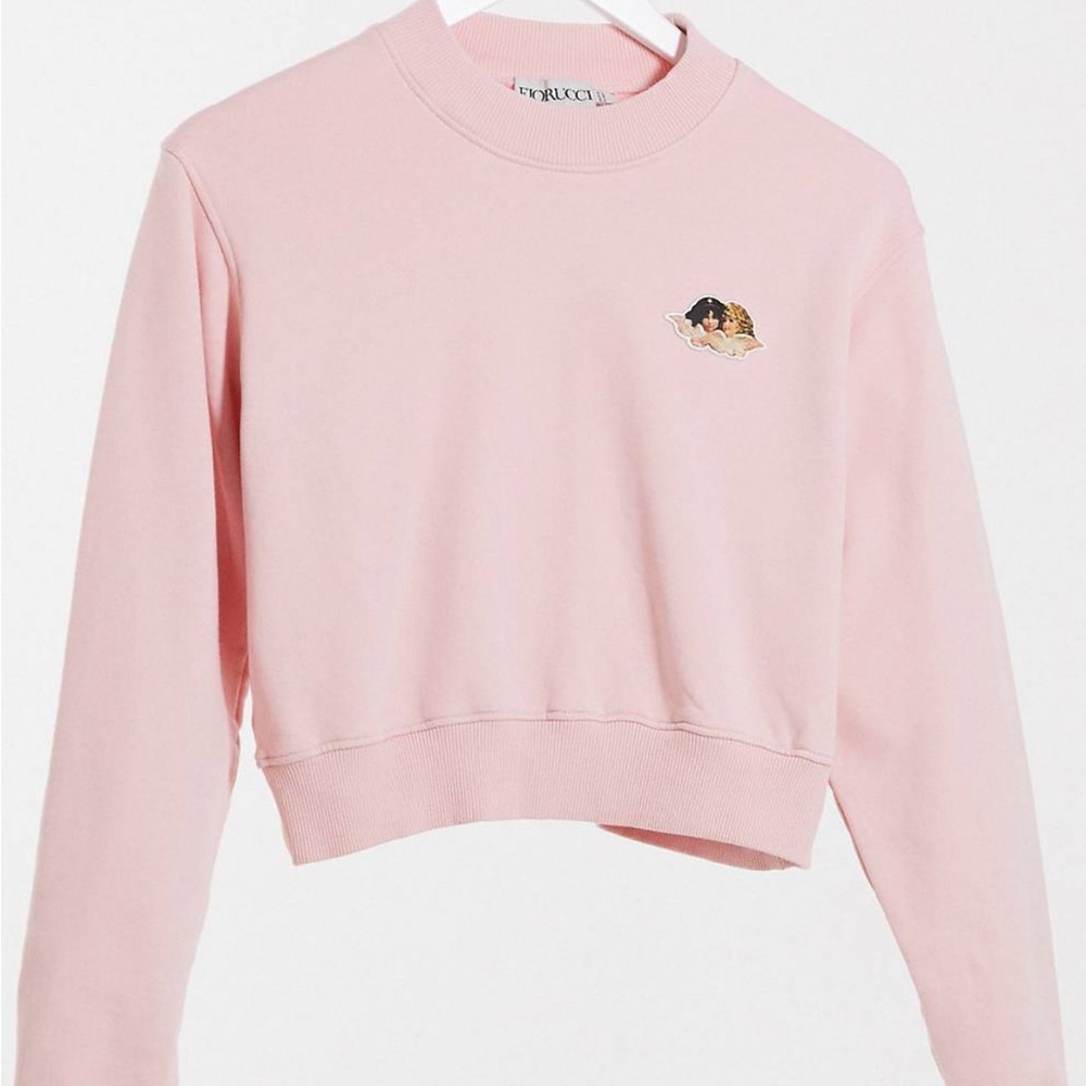 COPY - Icon Angels Cropped Sweat In Pale Pink
Fiorucci